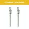 Dremel 44302 Carbon Steel Brushes 2 Pack 18 Diameter