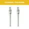 Dremel 44302 Carbon Steel Brushes 2 Pack 18 Diameter