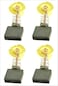 LOETPR GA7021 GA7020 HM1303 3612 GA9020 GA7040S Compatible with Maita Carbon Brushes Angle Grinder Demolition Hammer Router 4PCS