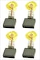 LOETPR GA7021 GA7020 HM1303 3612 GA9020 GA7040S Compatible with Maita Carbon Brushes Angle Grinder Demolition Hammer Router 4PCS