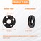 Podoy Angle Grinder Outer Lock Nut 5811 Metal Flange Nut Compatible with DeWalt Milwaukee Makita Bosch Ryobi Black Decker Fits 45 5 Grinders Parts 4 Pack