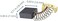 QINALO CB204 Carbon Brush replacement for Makita CB204 CB203 CB202 1919446 1919535 1919577 1810513 6432005Pack of 4