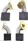 QINALO CB204 Carbon Brush replacement for Makita CB204 CB203 CB202 1919446 1919535 1919577 1810513 6432005Pack of 4