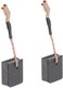 QINALO N257540 Carbon Brush Compatible with DeWalt DWE402DWE4214 Compatible Dewalt N257540 Replacement Angle Grinder Brush 2pack