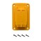 UOSXVC 5Packs Tool Holders for Dewalt 20V 12V Drill Tool Mount Fit for Milwaukee M18 Tools Yellow