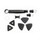 Fein Dust Extraction Set Includes 2 Backing Pads Extraction Hood with Suction Tube 2 Adapters and 15 Perforated Assorted Grit Sanding Sheets 92602092000