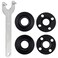 Topbuti 5pcs Grinder Flange Angle Wrench Spanner Metal Lock Nut for Compatible with Dewalt Milwaukee 1934654 Bosch Black Decker Ryobi Makita 5 5811 Parts