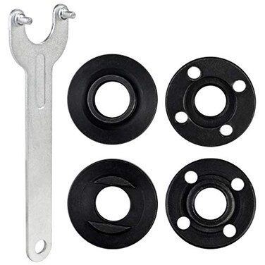 Topbuti 5pcs Grinder Flange Angle Wrench Spanner Metal Lock Nut for Compatible with Dewalt Milwaukee 1934654 Bosch Black Decker Ryobi Makita 5 5811 Parts