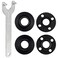 Topbuti 5pcs Grinder Flange Angle Wrench Spanner Metal Lock Nut for Compatible with Dewalt Milwaukee 1934654 Bosch Black Decker Ryobi Makita 5 5811 Parts