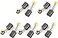 asweo RT0700C RT0700CX3 RT0701C Carbon Motor Brushes Compatible with Compact Routers 5 Pairs