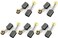 asweo RT0700C RT0700CX3 RT0701C Carbon Motor Brushes Compatible with Compact Routers 5 Pairs
