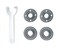MIKMAYTOO Dewalt Metabo Grinder Spanner Wrench 5811 4 PCS Compatible for Bosch Ryobi Black Decker