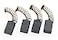 defoo Carbon Brushes Replacement For Electric Motors Repairing Part 4Pcs 02x031x0515mm x 8mm x 13mm 50