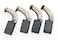 defoo Carbon Brushes Replacement For Electric Motors Repairing Part 4Pcs 02x031x0515mm x 8mm x 13mm 50