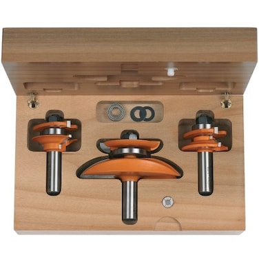 CMT ORANGE CMT Orange Tool 80052111 3Piece Ogee Raised Panel Set