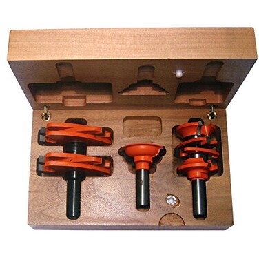 CMT ORANGE CMT Orange Tool 80052711 3Piece Entry Interior Door Router BIT Set