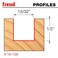 Freud 16109 1532 Dia Mortising Bit with 12 Shank
