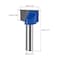 uxcell 20mm Dia 8mm Shank Bottom Cleaning Router Bit 2 Flutes Carbide Tipped Cutter Uncoated for Woodworking