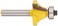 Yonico YONICO 13163q 516Inch Radius Round Over Edge Forming Router Bit 14Inch Shank