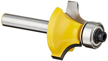 Yonico YONICO 13163q 516Inch Radius Round Over Edge Forming Router Bit 14Inch Shank