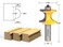 Yonico YONICO Bullnose Beading Router Bits 34Inch Bead 12Inch Shank 13195
