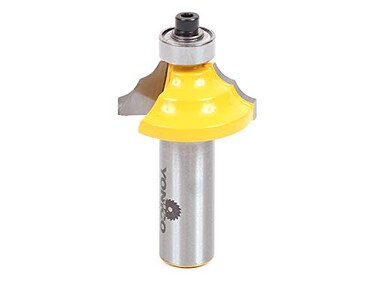 Yonico YONICO Double Roundover Router Bits Edge Forming 38Inch 12Inch Shank 13130