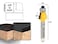 Yonico YONICO Router Bits No File Radius Trim No File 14Inch Shank 14933q