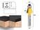 Yonico YONICO Router Bits No File Radius Trim No File 14Inch Shank 14933q