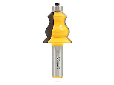 Yonico YONICO Router Bits Crown Cap Molding Large Standard Cap 12Inch Shank 16112