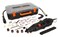WEN 23103 1Amp Variable Speed Rotary Tool with 100 Accessories Carrying Case and Flex Shaft