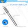 Asieg Tool SA1 Solid Tungsten Carbide Burr Rotary File Cylindrical Shape Double Cut for Die Grinder Drill Bits 14 Inch Diameter of Shank and Cutter 58 Inch Cutter Length