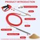 Gyfent Pressure Washer Sand Gun Blaster Kit with Gun 5000 PSI Sand Gun Blaster for Pressure Washer with 4 PCS Replacement Nozzle 14 Quick Disconnect Wet Abrasive Sand Gun Blaster Attachment