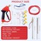 Gyfent Pressure Washer Sand Gun Blaster Kit with Gun 5000 PSI Sand Gun Blaster for Pressure Washer with 4 PCS Replacement Nozzle 14 Quick Disconnect Wet Abrasive Sand Gun Blaster Attachment