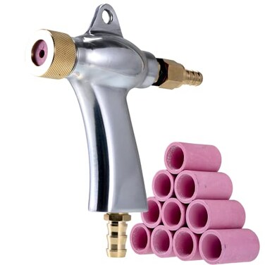 N\A Sand Blaster Gun Sandblasting Sandblaster Gun Kit for Sandblast Blast Cabinet with 10Pcs Ceramic Nozzles