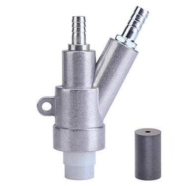 Jewboer Sand Blaster Gun Kit Sandblaster Sandblasting Gun for Blast Cabinet with Boron Carbide Nozzle 6MM