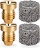 CIMALAB 11 Orifice Foam Cannon 2 Pieces 11 mm Orifice for Foam Cannon and 2 Pieces Foam Maker Universal Foam Cannon Orifice Nozzle Tips for Pressure Washer Foam Cannons Parts 3000 PSI 4 Pack