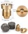 CIMALAB 11 Orifice Foam Cannon 2 Pieces 11 mm Orifice for Foam Cannon and 2 Pieces Foam Maker Universal Foam Cannon Orifice Nozzle Tips for Pressure Washer Foam Cannons Parts 3000 PSI 4 Pack