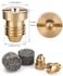 CIMALAB 11 Orifice Foam Cannon 2 Pieces 11 mm Orifice for Foam Cannon and 2 Pieces Foam Maker Universal Foam Cannon Orifice Nozzle Tips for Pressure Washer Foam Cannons Parts 3000 PSI 4 Pack