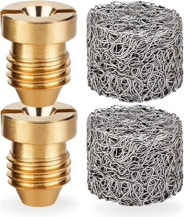 CIMALAB 11 Orifice Foam Cannon 2 Pieces 11 mm Orifice for Foam Cannon and 2 Pieces Foam Maker Universal Foam Cannon Orifice Nozzle Tips for Pressure Washer Foam Cannons Parts 3000 PSI 4 Pack