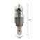 CREEXEON 2Pack Sewer Jetter Nozzle Pressure Drain Jetter Hose Nozzle 14 Quick Connector Stainless 5000 Psi