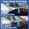 FENG PAI Foam Cannon DualConnector Accessory Pressure Washer Double Tip Attachment for Soap Cannon with 7PCS Pressure Washer Sprayer Nozzles for Car Wash14 Quick Connect Without Foam Cannon