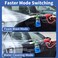 FENG PAI Foam Cannon DualConnector Accessory Pressure Washer Double Tip Attachment for Soap Cannon with 7PCS Pressure Washer Sprayer Nozzles for Car Wash14 Quick Connect Without Foam Cannon