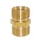 Fitvell M22 Pressure Washer Hose Extension Coupler Metric 14mm Male to M22 14mm Male Thread Brass Coupler Fitting Adapter 4500PSI Pack of 2