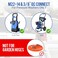MEKOH Short Pressure Washer Gun with Swivel 5000 PSI High Power Washer Spray Gun 10 GPM Foam Gun with 38 Quick Connect M2214mm for Extension Wand Hose Pressure Washer Handle with 5 Nozzle Tips