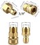 MIZORLIE Pressure Washer Adapter SetM22 Female Thread Fitting 38 Quick Connect kit5000 PSI