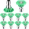 MorningRo 10 Pcs Pressure Washer Nozzle Tips 14 Inch Quick Connector 25 Gpm 4000 Psi Power Washer Spray Tips Set for Home Car Patio Driveway Green