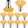 MorningRo 14 Inch Pressure Washer Nozzle Tips Quick Connector 25 Gpm 4000 Psi Power Washer Spray Tips Set for Home Car Patio DrivewayYellow10 Pack