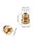 MroMax 2Pcs 125mm Foam Orifice Nozzle Tip Brass Universal Thread Tips for Snow Foam Lance