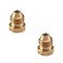 MroMax 2Pcs 125mm Foam Orifice Nozzle Tip Brass Universal Thread Tips for Snow Foam Lance