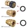 PAGOW 50 Pack ORings Power Pressure Washer Replacement for 14 inch 38 inch M22 Quick Connect Coupler 25pcs for 14 25pcs for 38